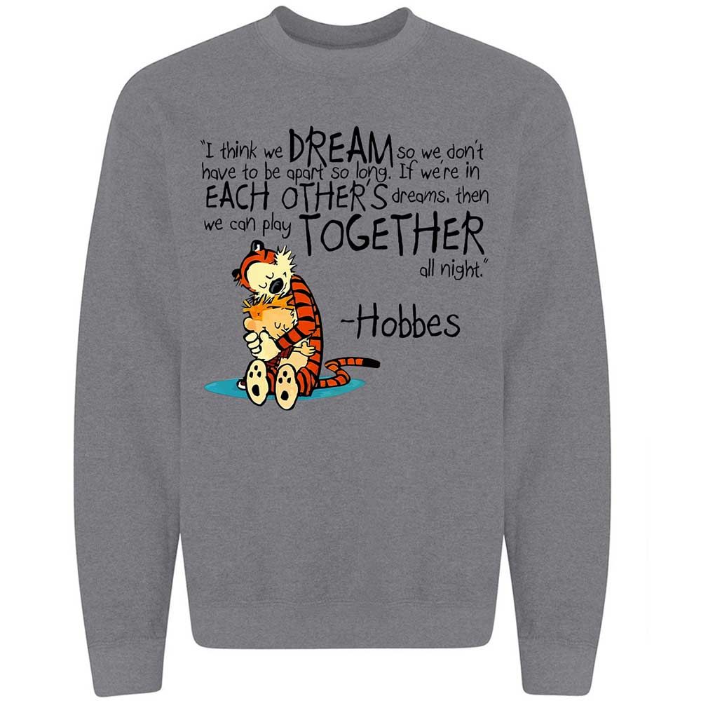 Calvin Hobbes Dreams - Graphite Heather - 19