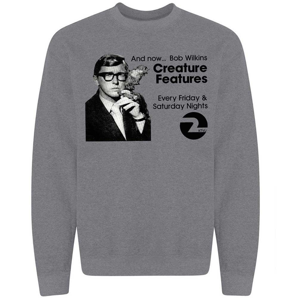 Bob Wilkins Creature Features - Graphite Heather - 19
