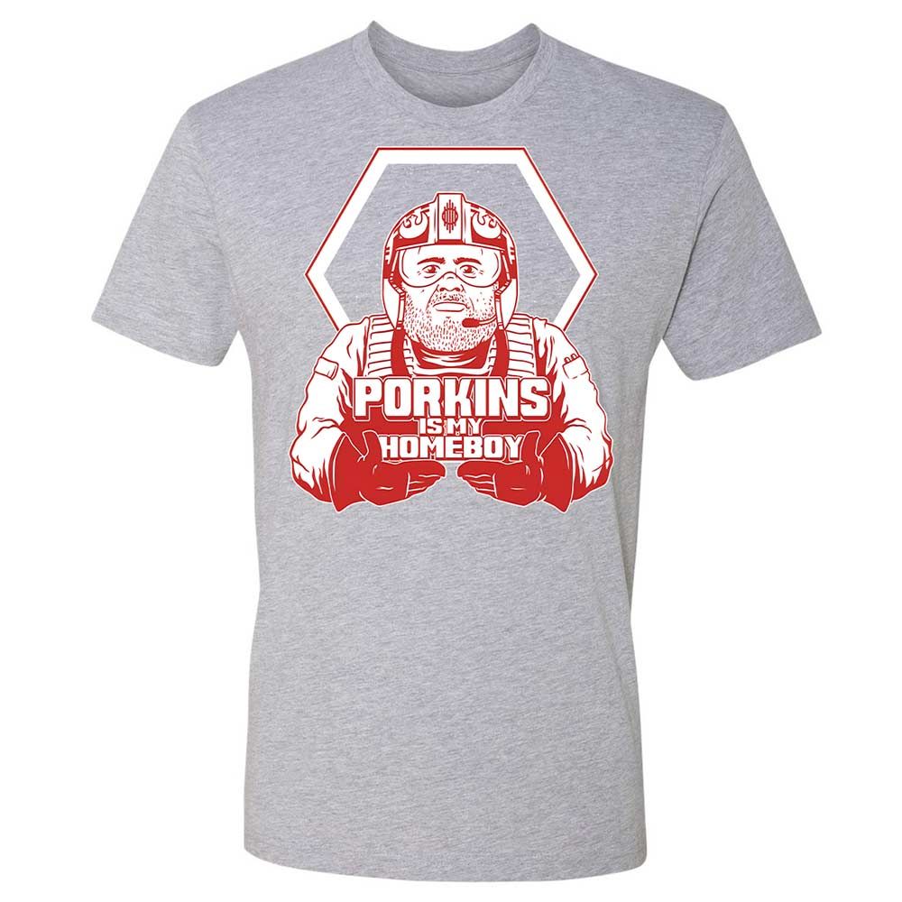 Porkins Is My Homeboy - Heather Grey - 19