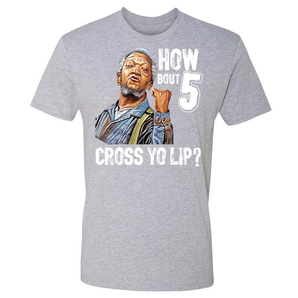 How bout 5 cross yo lip - Heather Grey - 19