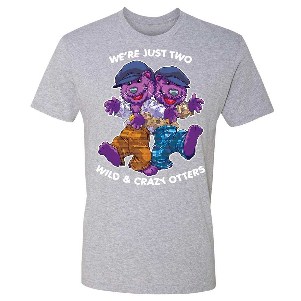 Two wild & crazy otters - Heather Grey - 19