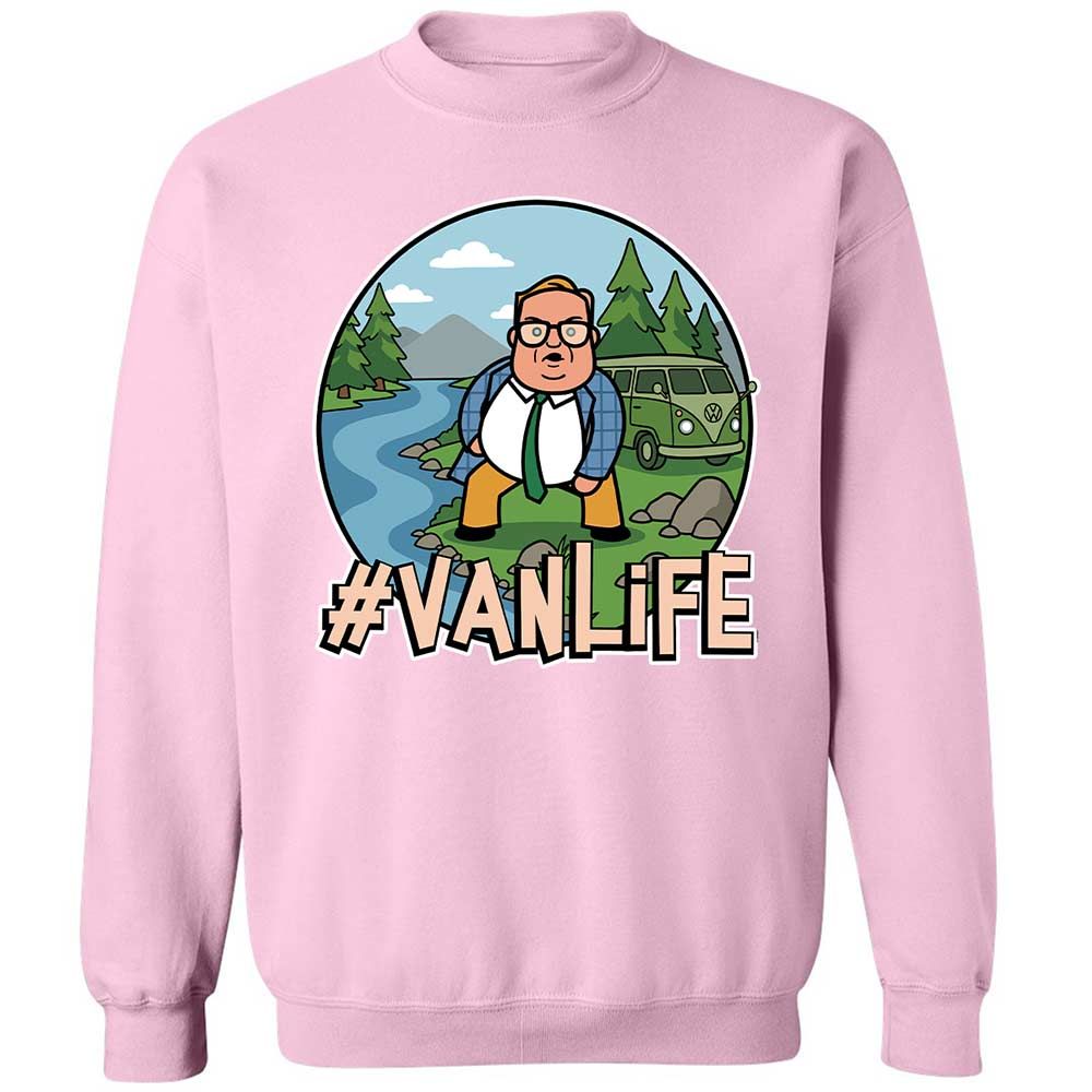 Vanlife living in a van down by the river - Light Pink - 19