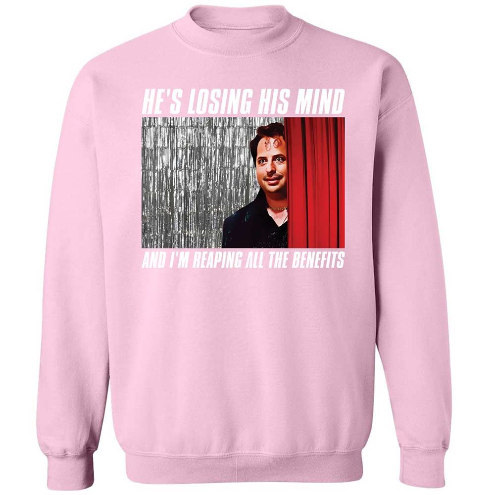 Classic Unisex Sweatshirt - FLWQJEGJ - Light Pink - 19
