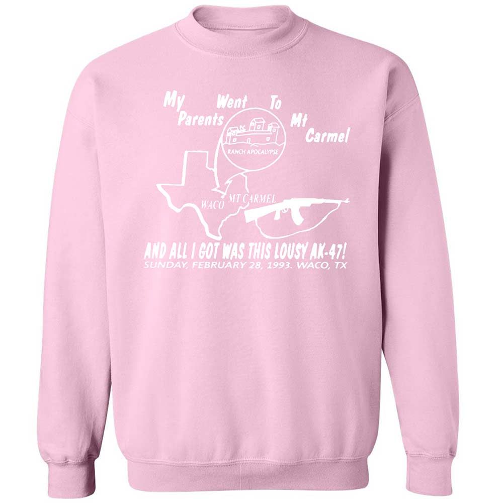 Classic Unisex Sweatshirt - 3QH8FA7H - Light Pink - 19