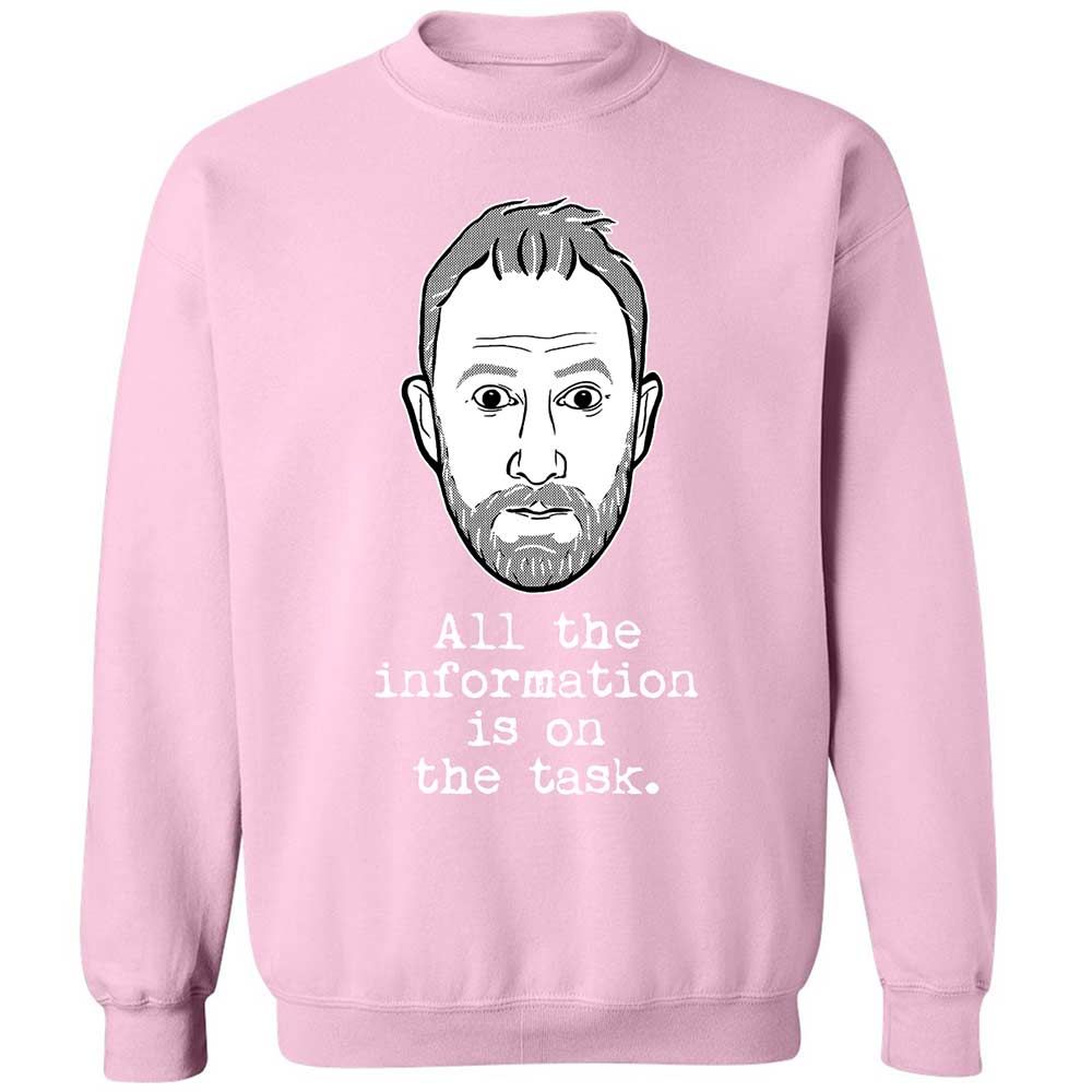 All the information is on the task - Light Pink - 19