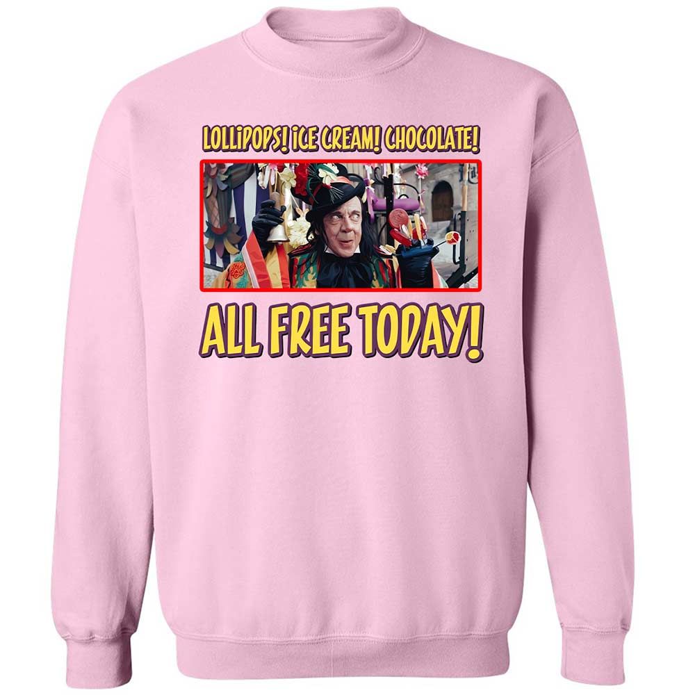 Classic Unisex Sweatshirt - QJV14LXJ - Light Pink - 19