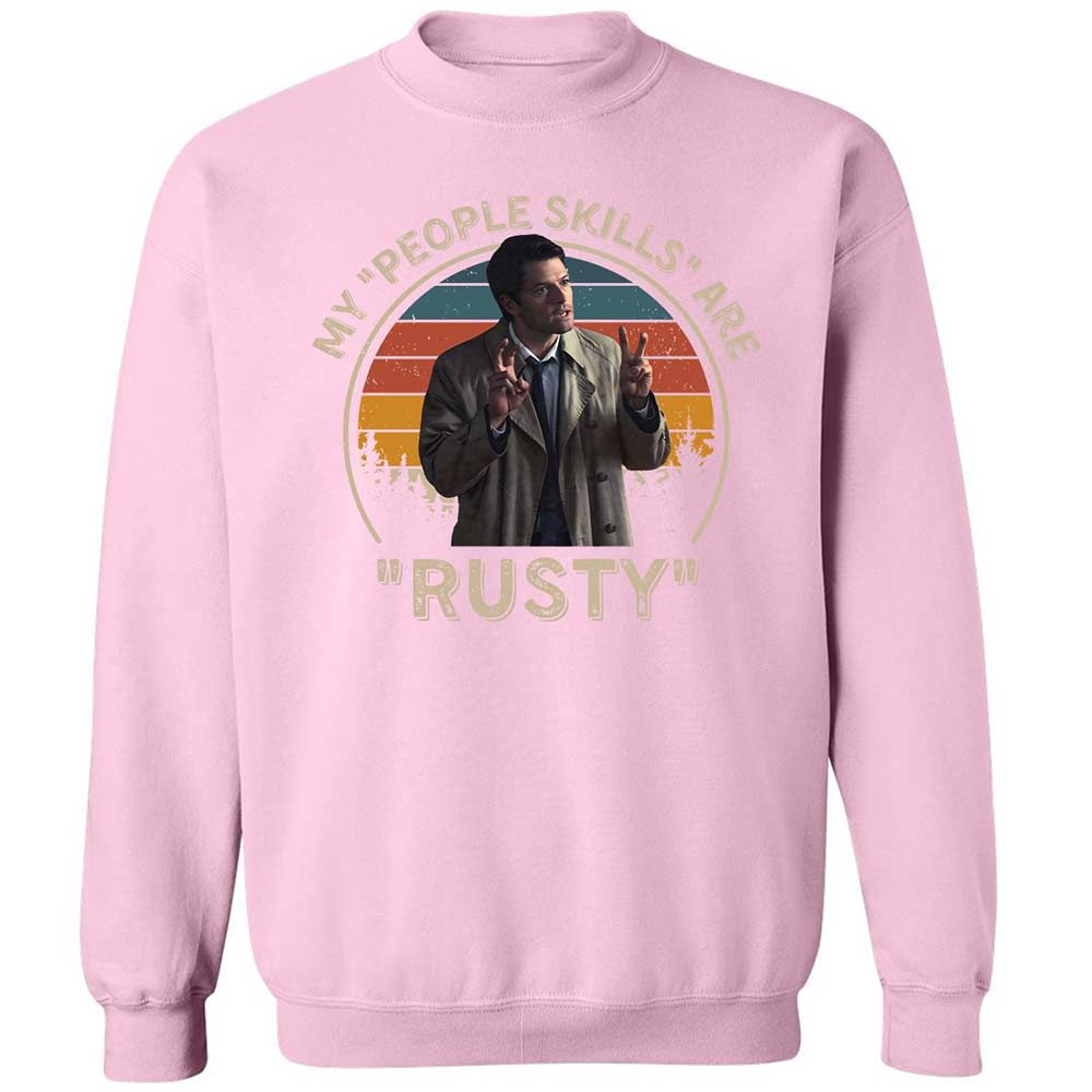 Classic Unisex Sweatshirt - R6PN7B9B - Light Pink - 19