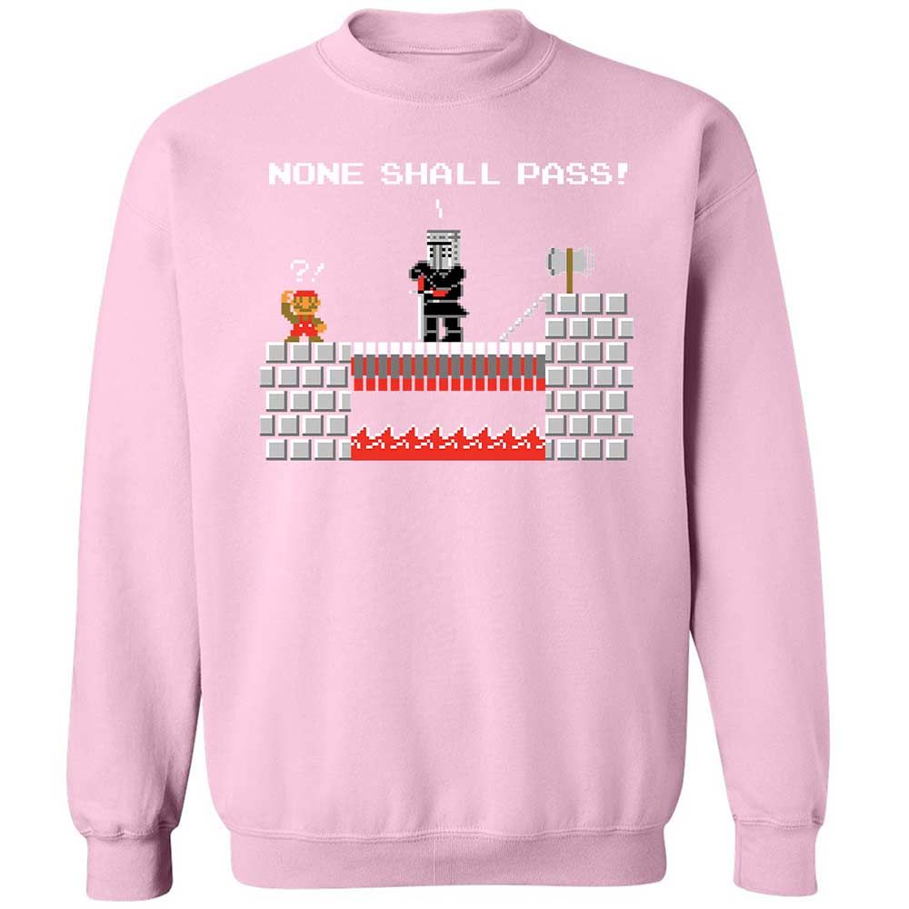 No Plumbers Shall Pass - Light Pink - 19