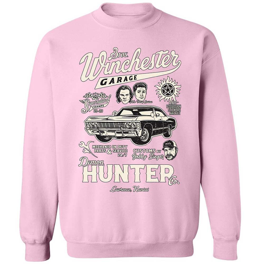 Classic Unisex Sweatshirt - B6335ETU - Light Pink - 19