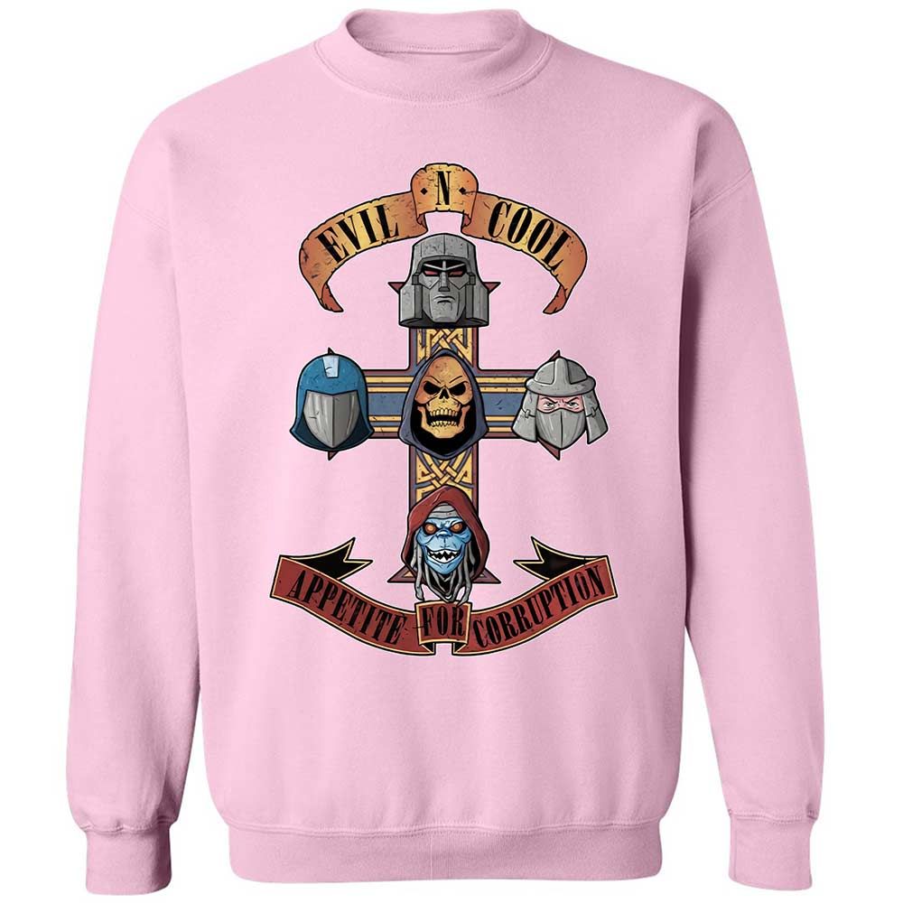 Classic Unisex Sweatshirt - KJ89NBGQ - Light Pink - 19