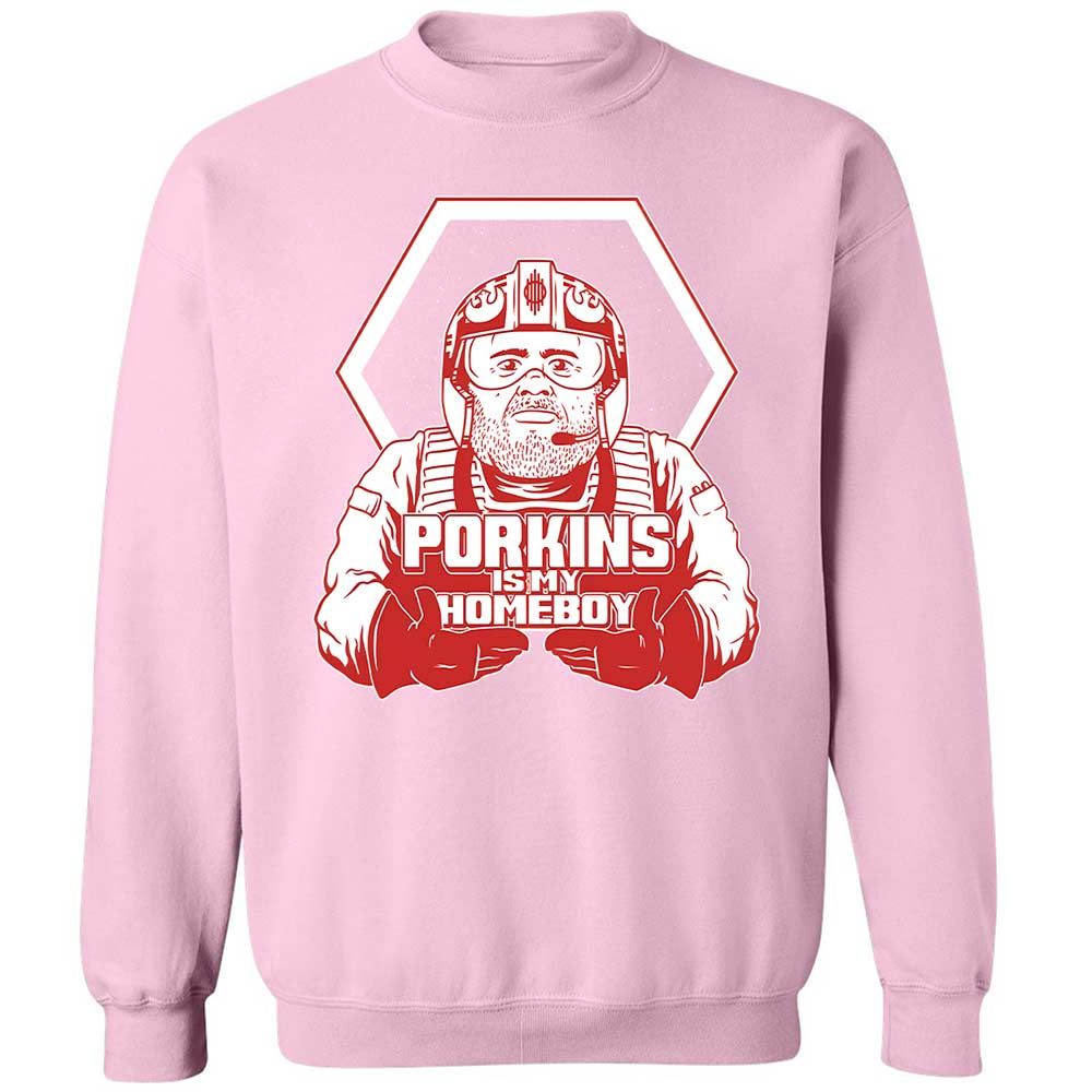 Porkins Is My Homeboy - Light Pink - 19