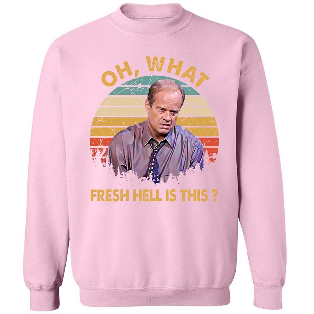 Oh What Fresh Hell Is This - Light Pink - 19