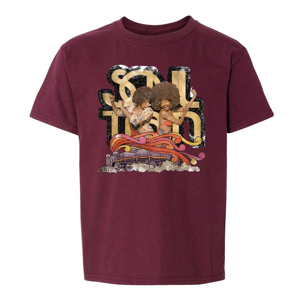 Retro Soul Train Dance Vibes - Maroon - 19