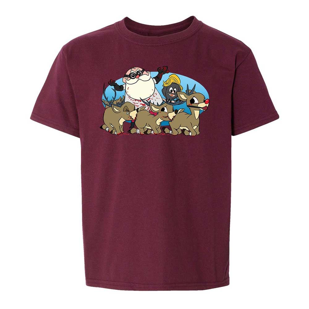 Santapede Greeting - Maroon - 19