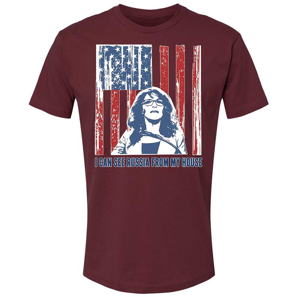 I can see Russia from my house - Maroon - 19