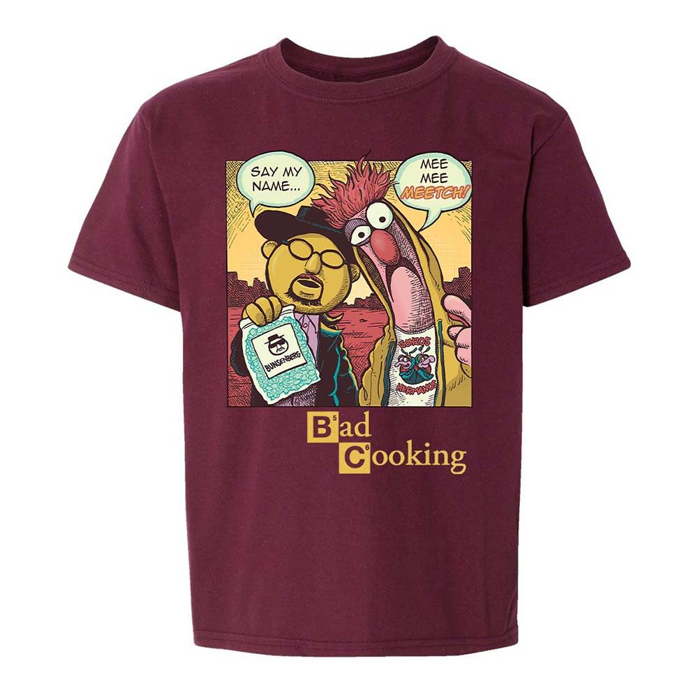 Kids T-Shirt - 3ABUEB7C - Maroon - 19