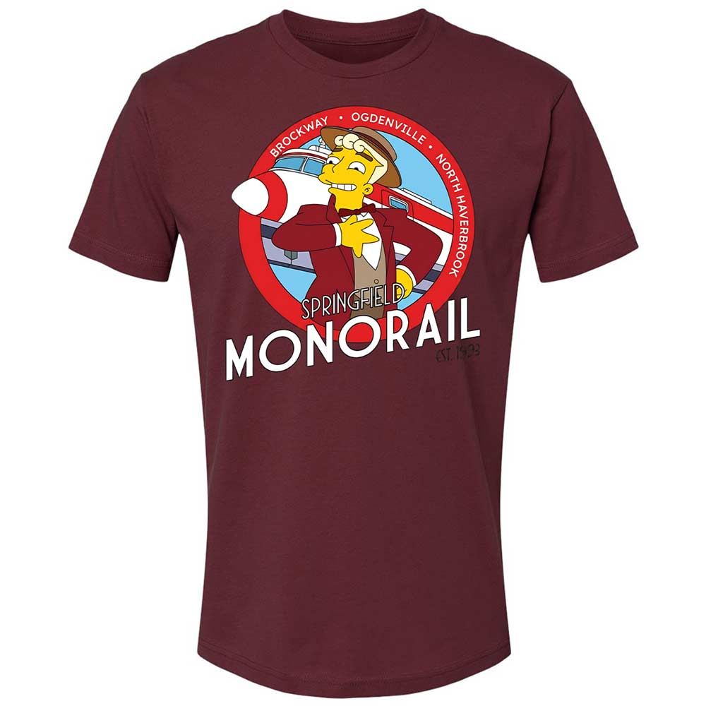 Springfield Monorail - Maroon - 19