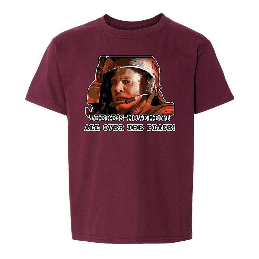 Kids T-Shirt - BKMUSBX6 - Maroon - 19