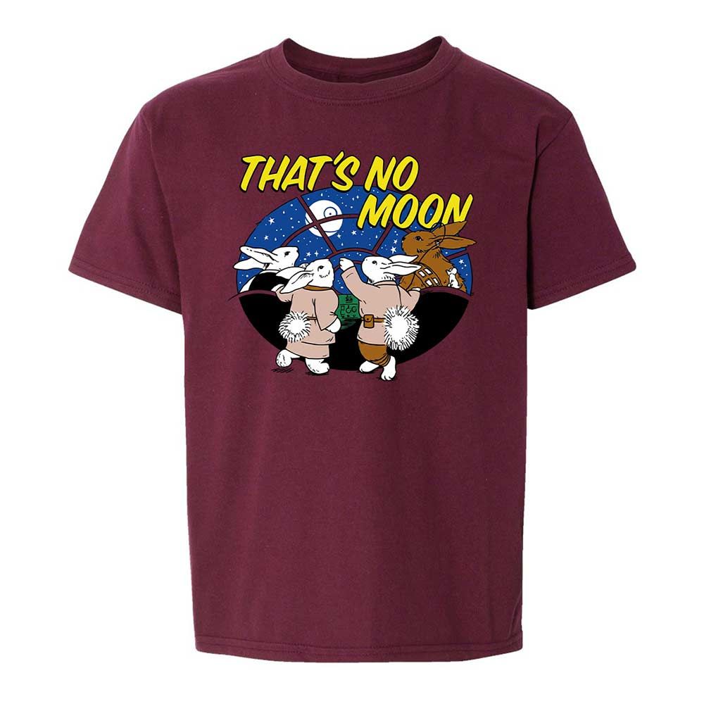 Kids T-Shirt - White - Maroon - 19