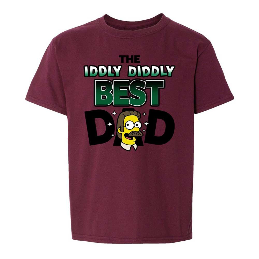 The Iddly diddly best dad - Maroon - 19