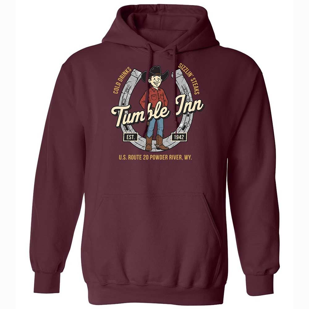 Classic Unisex Hoodie - 2VBAX58T - Maroon - 19