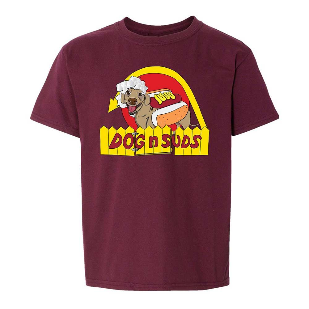 Dog n Suds Dachshund - Maroon - 19