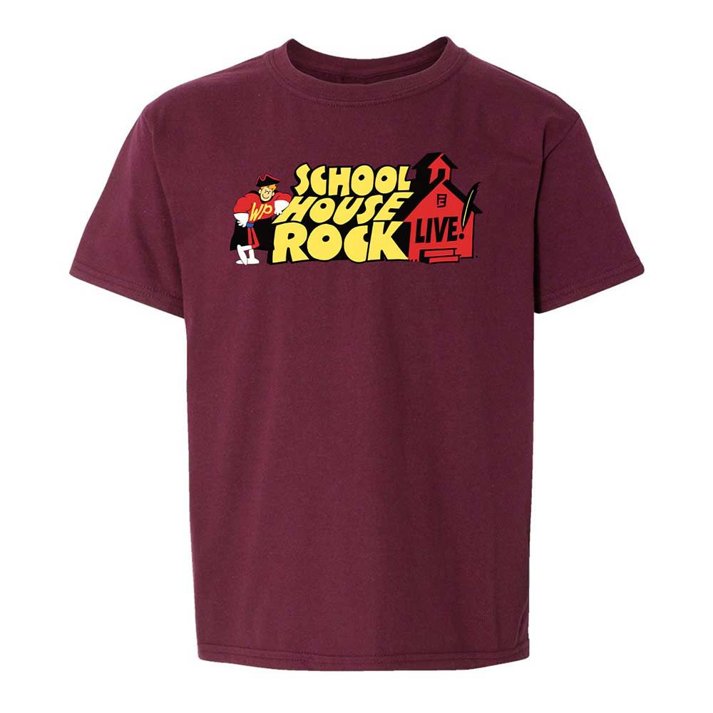 Kids T-Shirt - 1743PC9X - Maroon - 19
