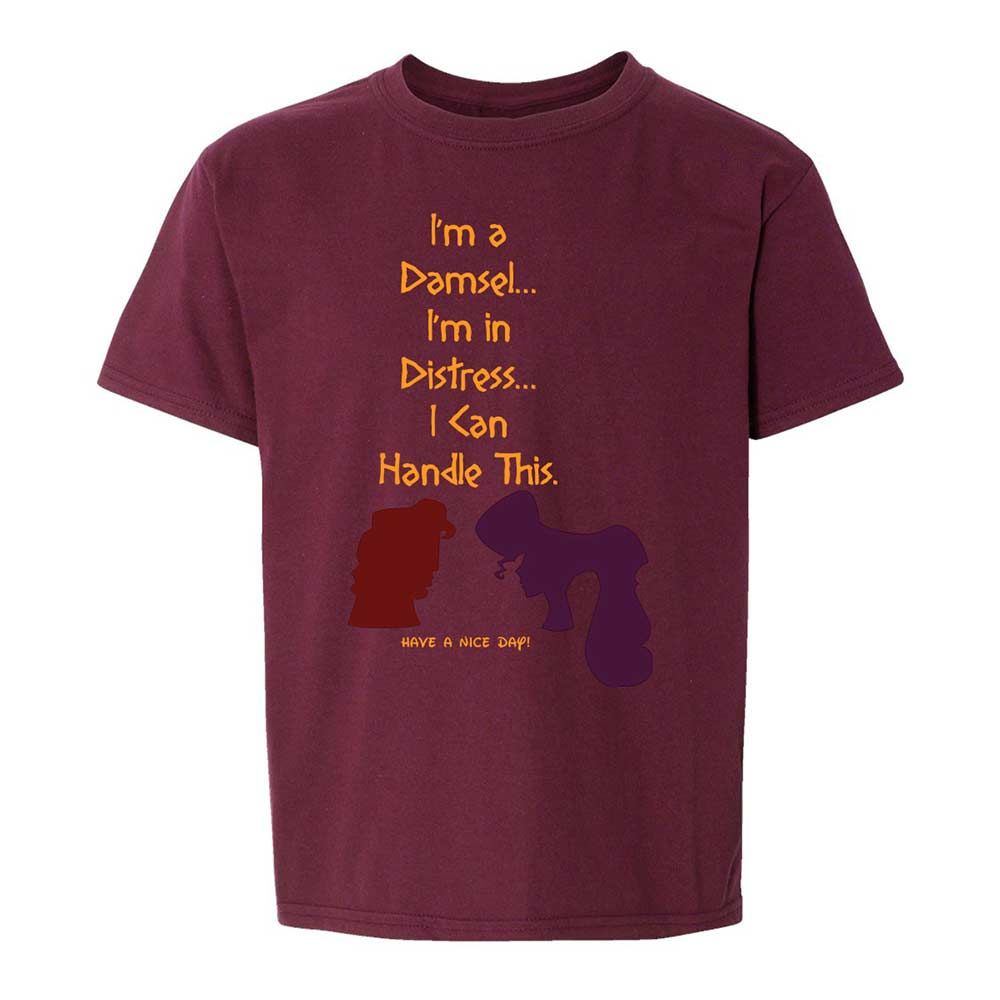 Kids T-Shirt - C3414JVC - Maroon - 19