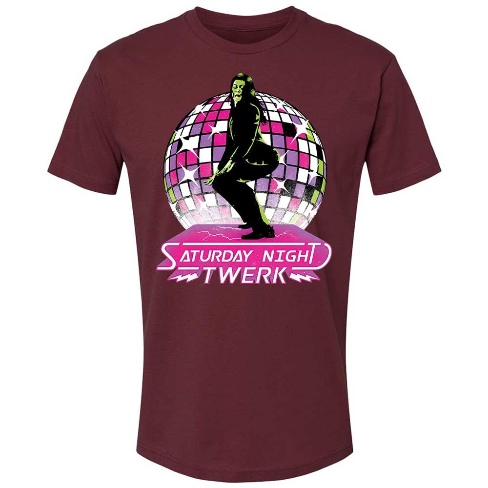 Saturday Night Twerk - Maroon - 19