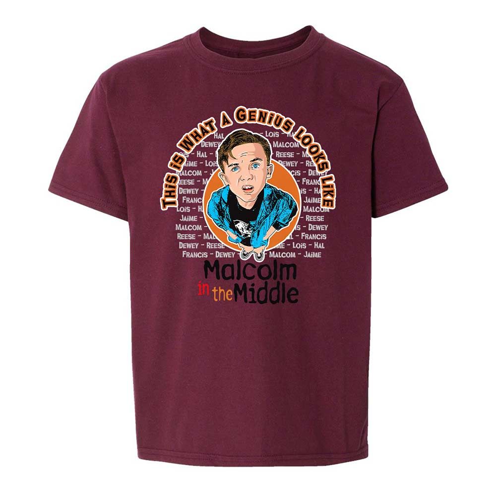 Kids T-Shirt - T869RJVG - Maroon - 19