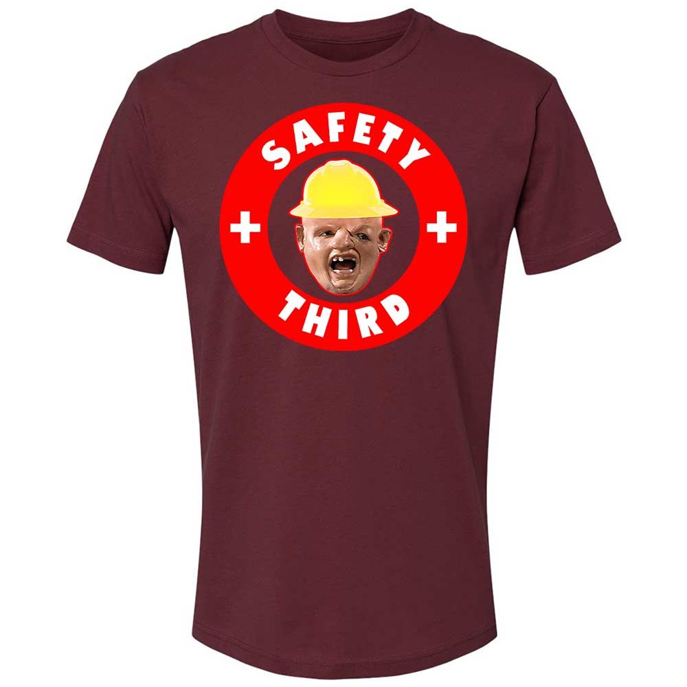 Safety Third - Maroon - 19