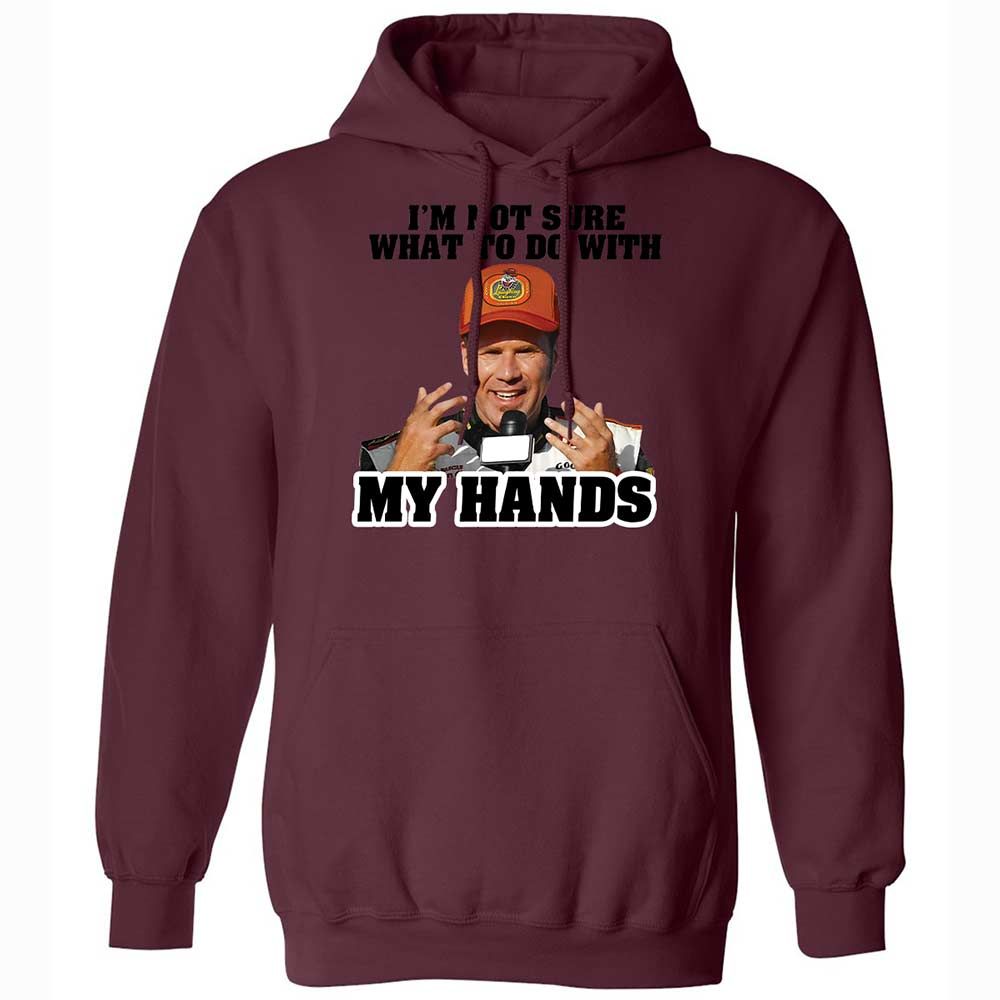 I'm Not Sure What To Do With My Hands - Maroon - 19