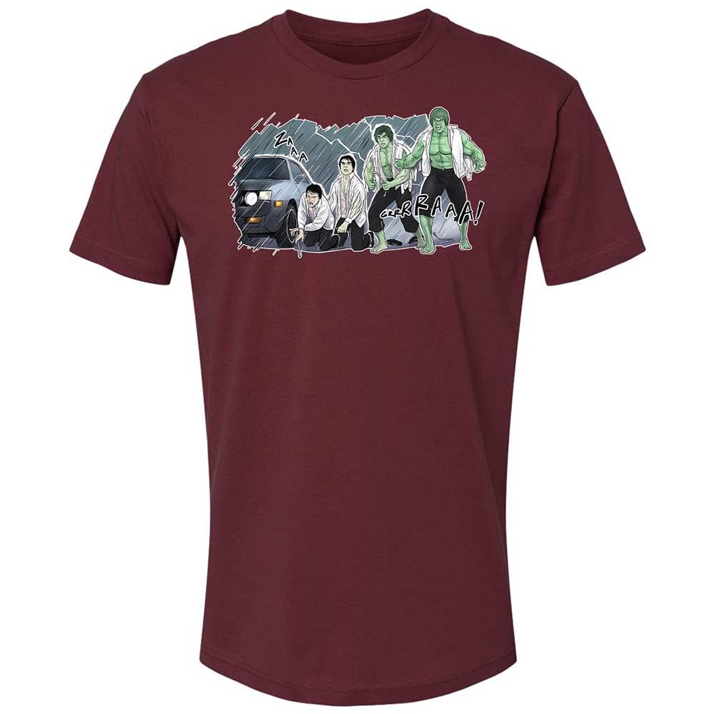 Premium Unisex T-Shirt - ANMGCEBR - Maroon - 19
