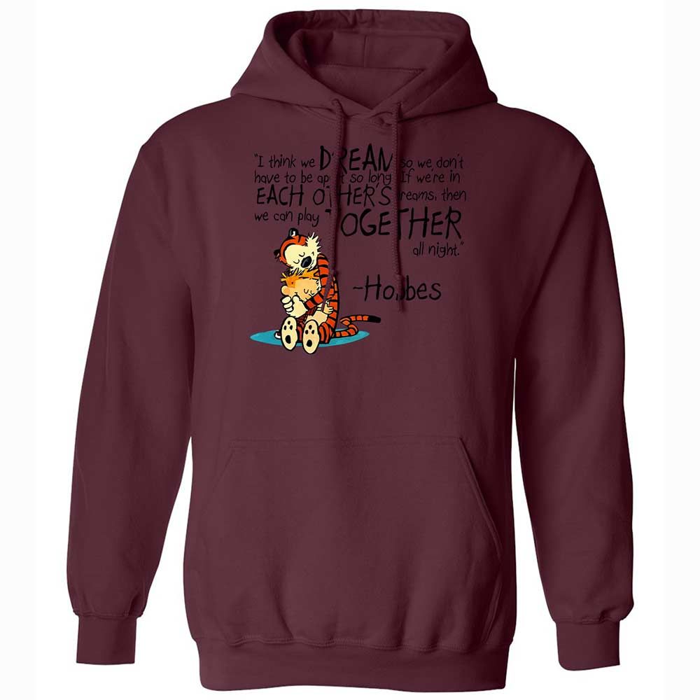 Calvin Hobbes Dreams - Maroon - 19