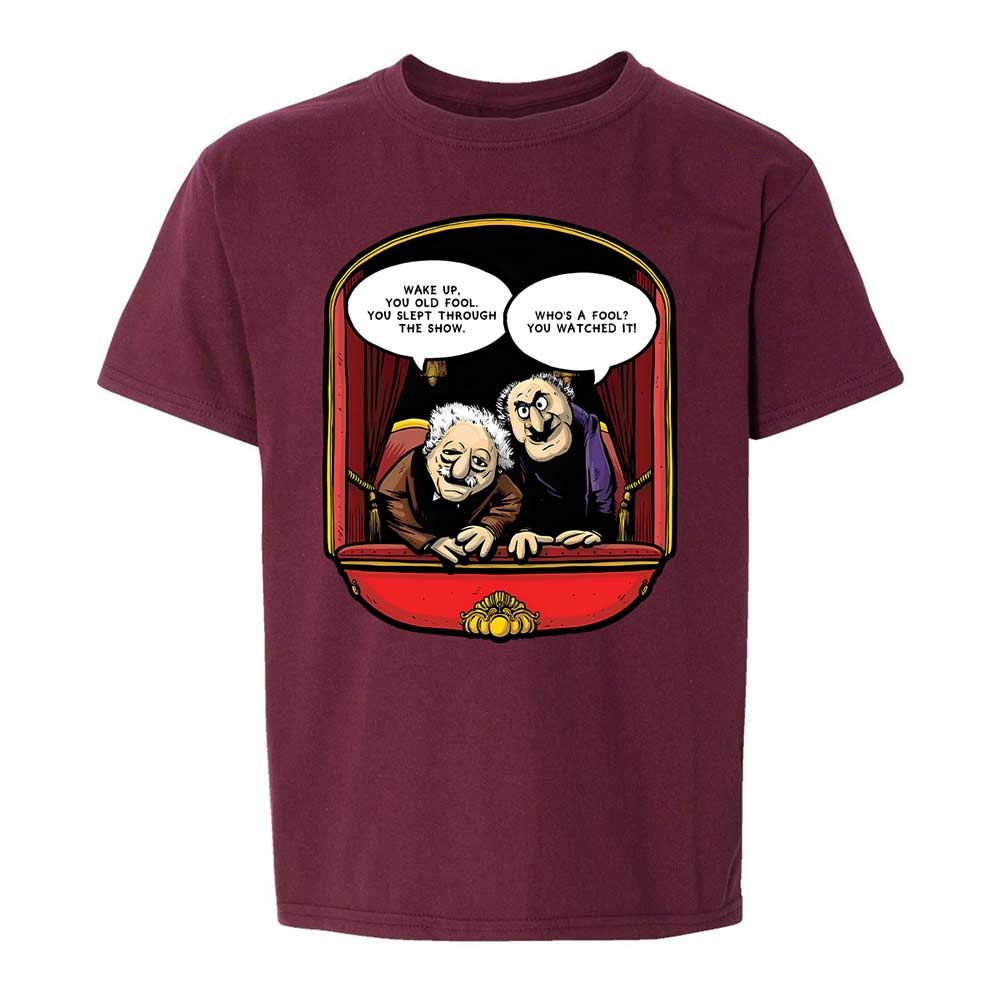 Statler and Waldorf (Wake Up) - Maroon - 19
