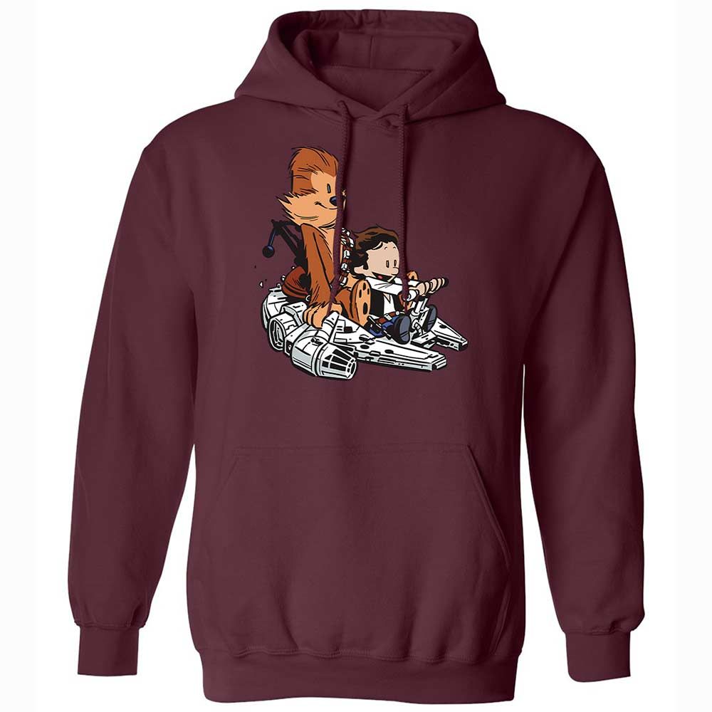 Han and Chewie - Maroon - 19