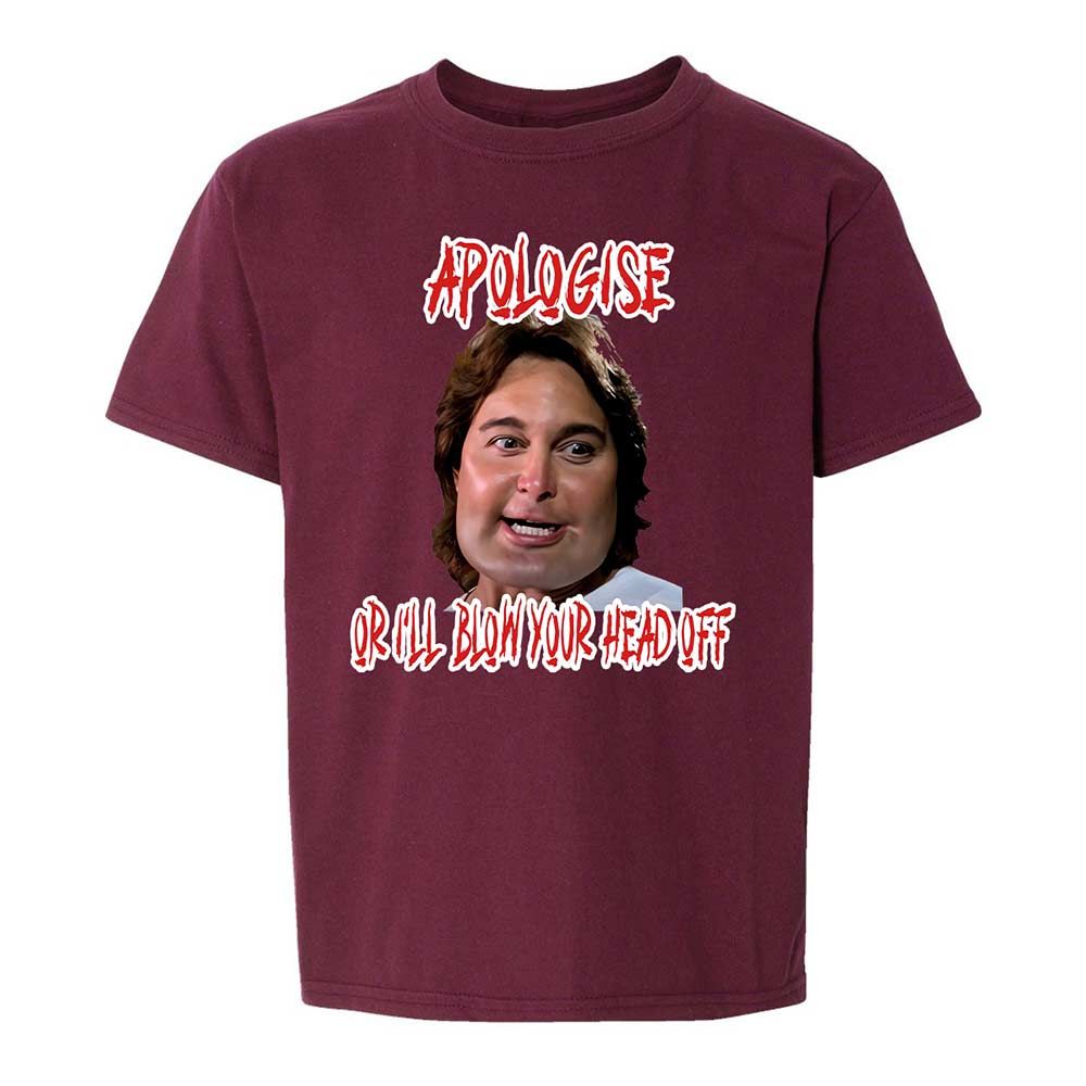 Kids T-Shirt - 3EE3U9QZ - Maroon - 19