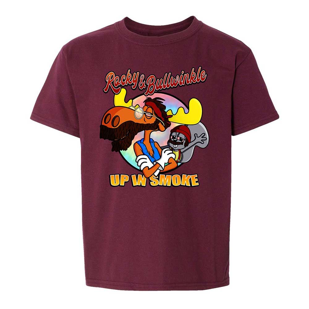 Funny Up In Smoke - Maroon - 19