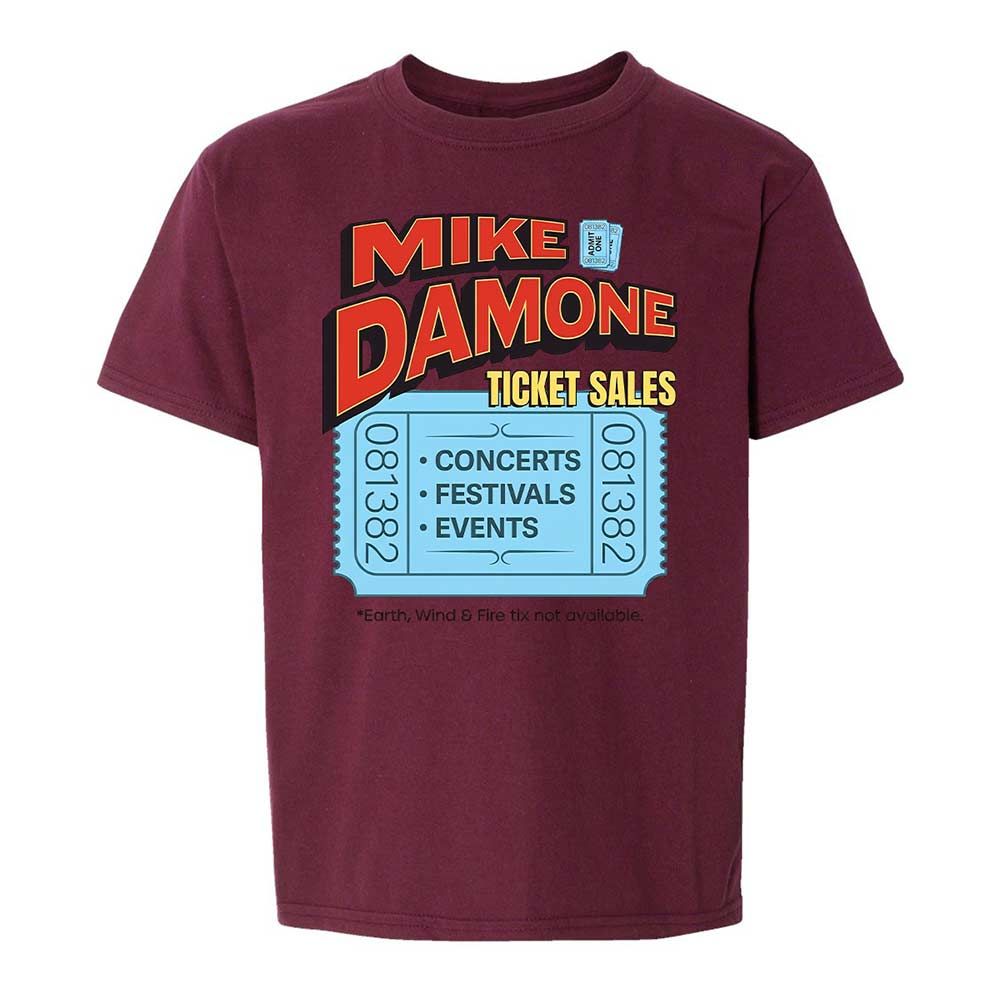 Damone Ticket Sales - Maroon - 19