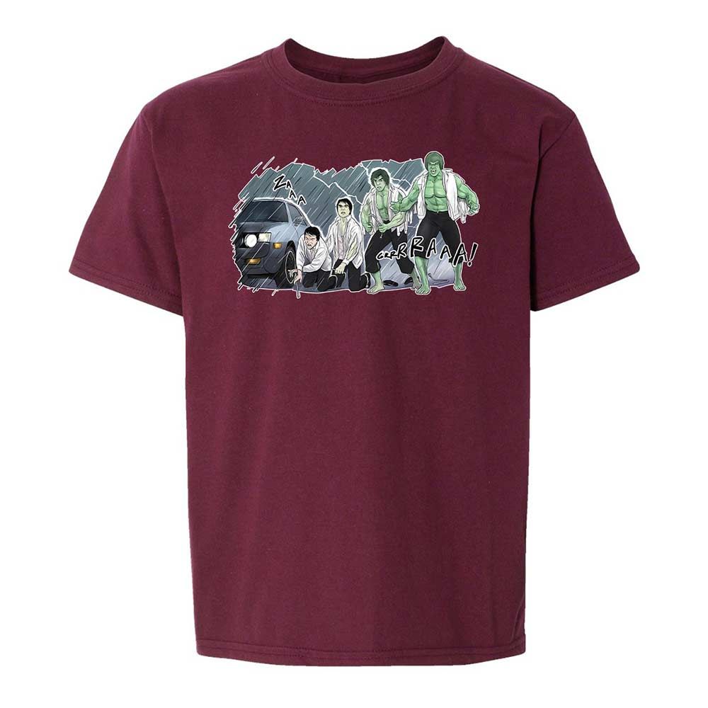 Kids T-Shirt - H3MWCXSX - Maroon - 19