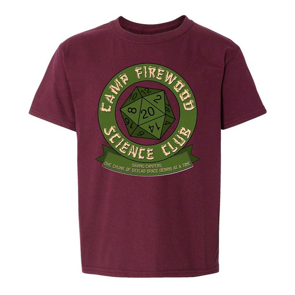 Camp Firewood Science Club - Maroon - 19