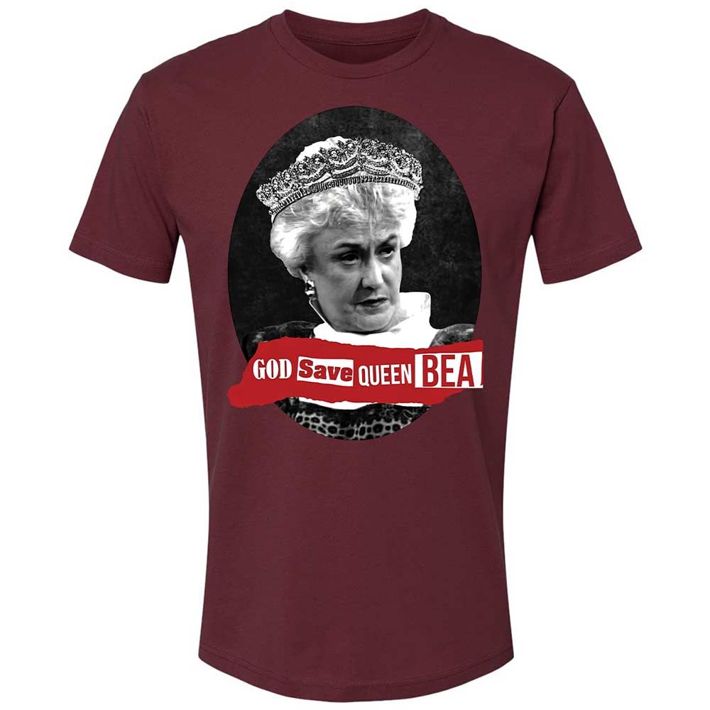 God Save Queen Bea - Maroon - 19