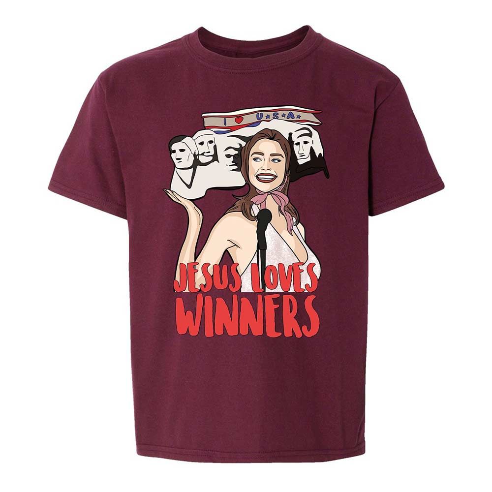 He Loves Winners - Maroon - 19