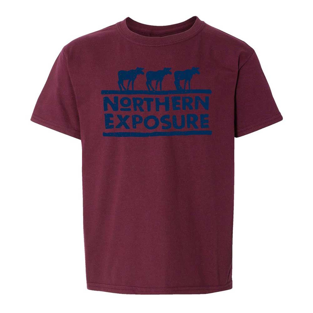 Kids T-Shirt - VAE2M3D1 - Maroon - 19