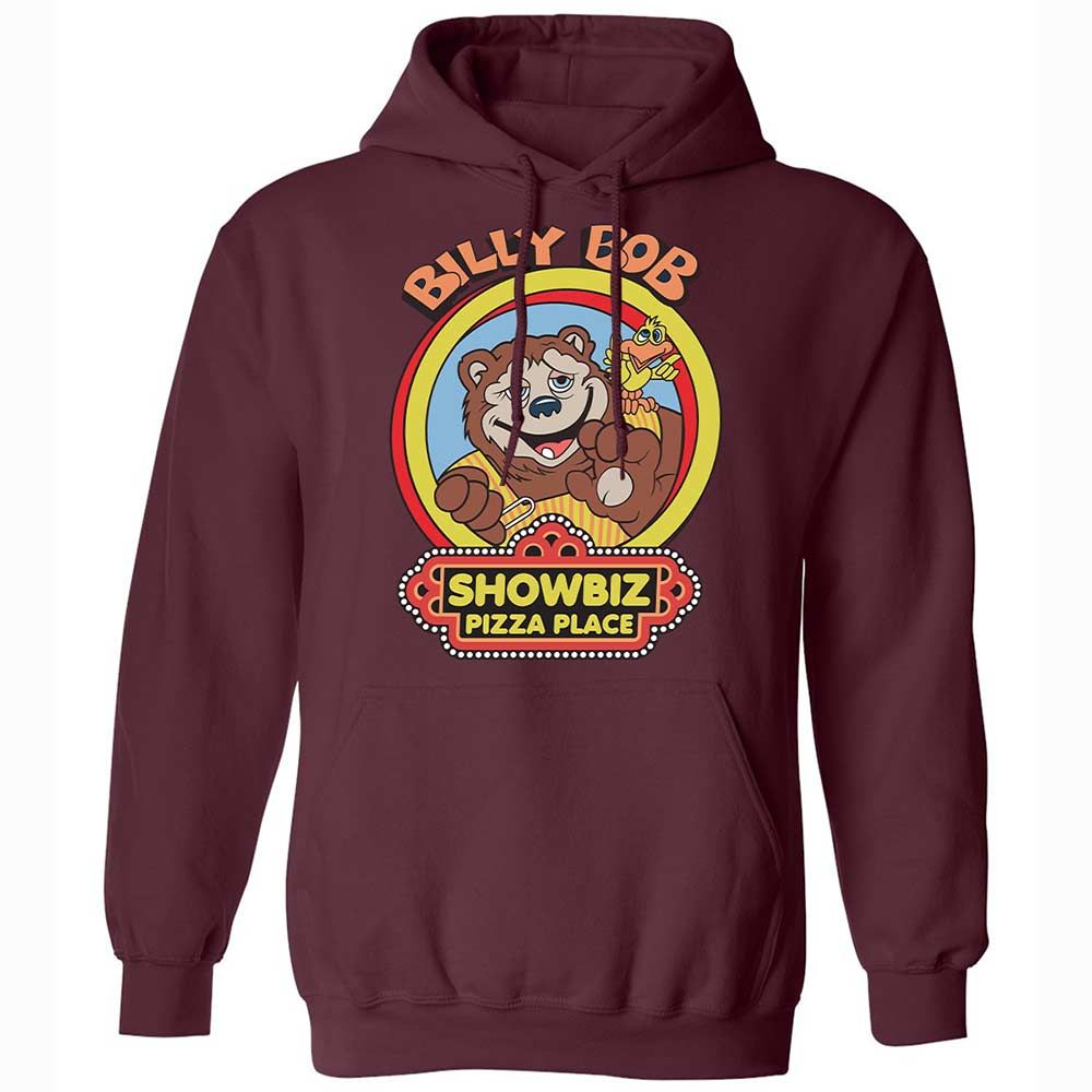 Big Bear Pizza Place - Maroon - 19