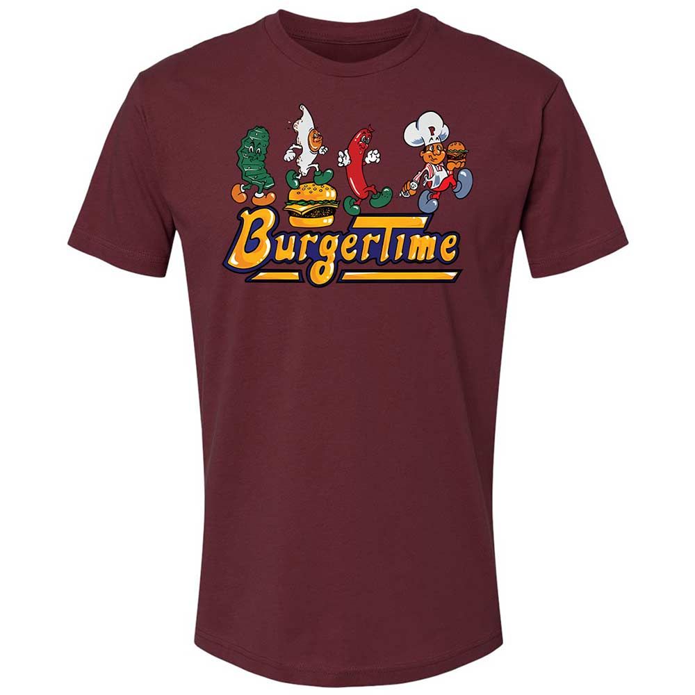BurgerTime - Maroon - 19