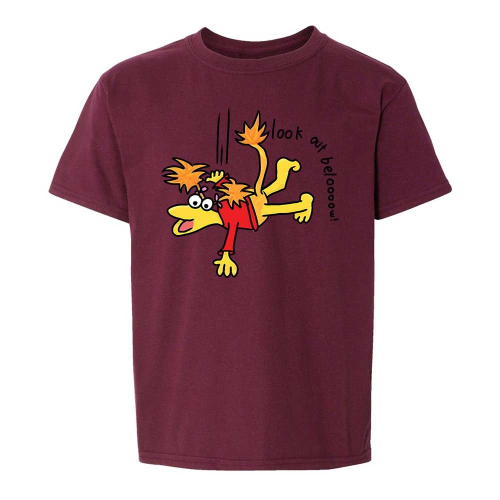 Kids T-Shirt - PPAC8VSL - Maroon - 19