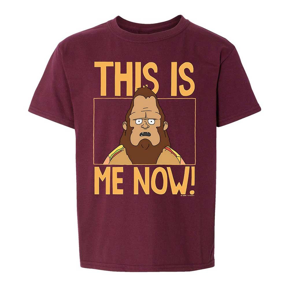 Kids T-Shirt - N8DDBR81 - Maroon - 19