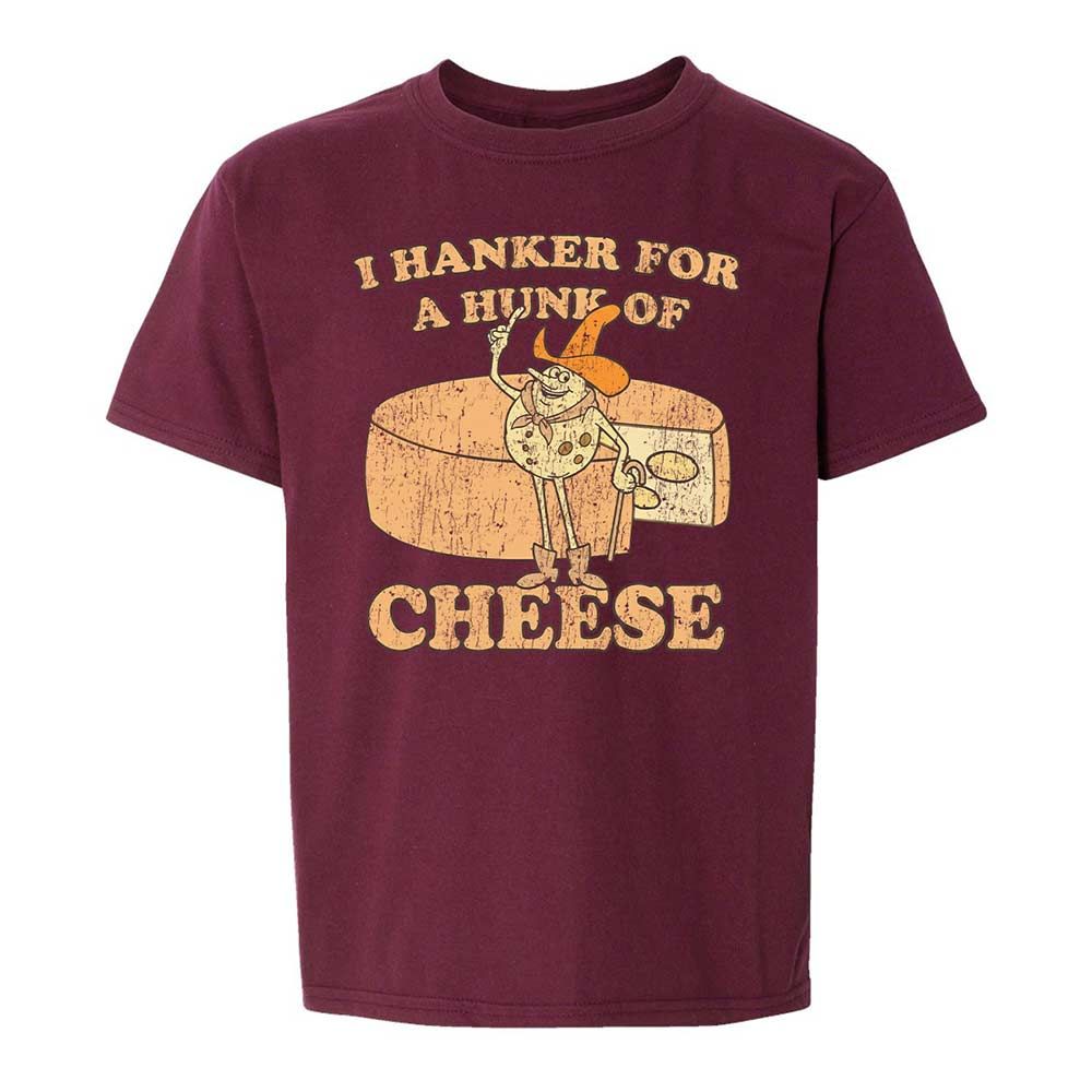 Hanker For A Hunk Of Cheese - Maroon - 19