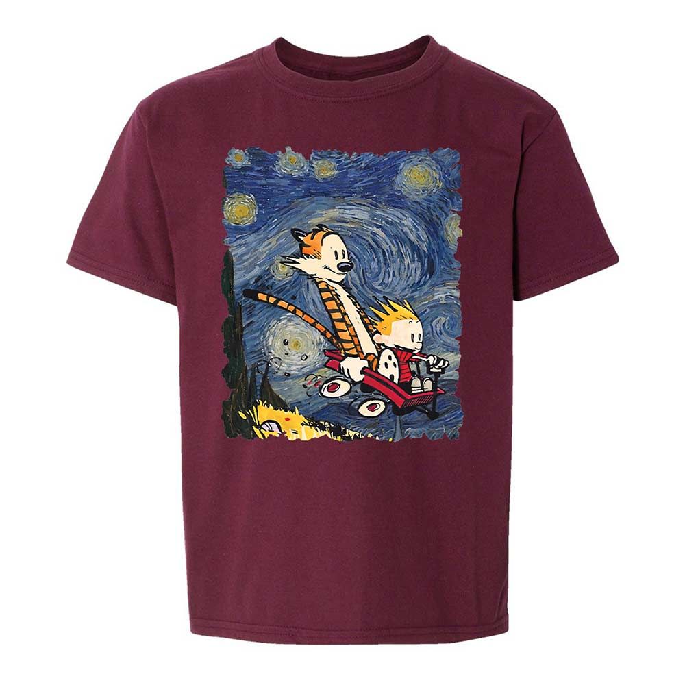 Kids T-Shirt - 17RQCS71 - Maroon - 19